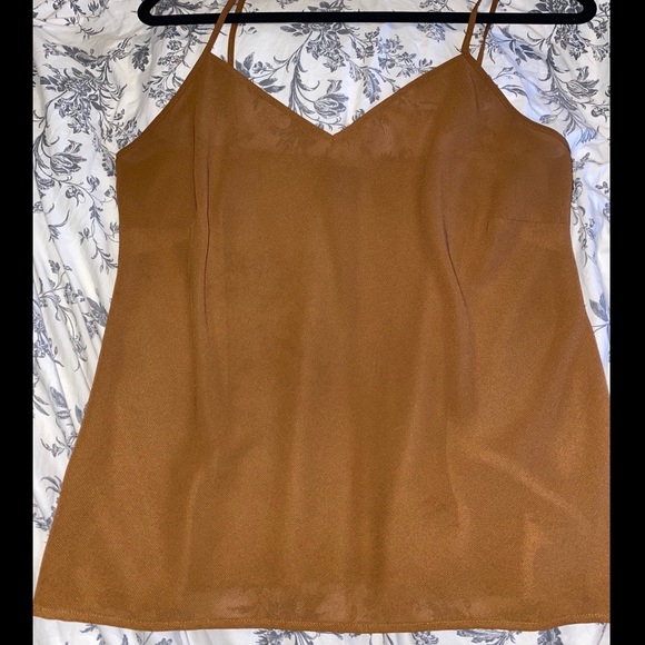 Sheer Burnt Orange Tanktop - Picture 5 of 5